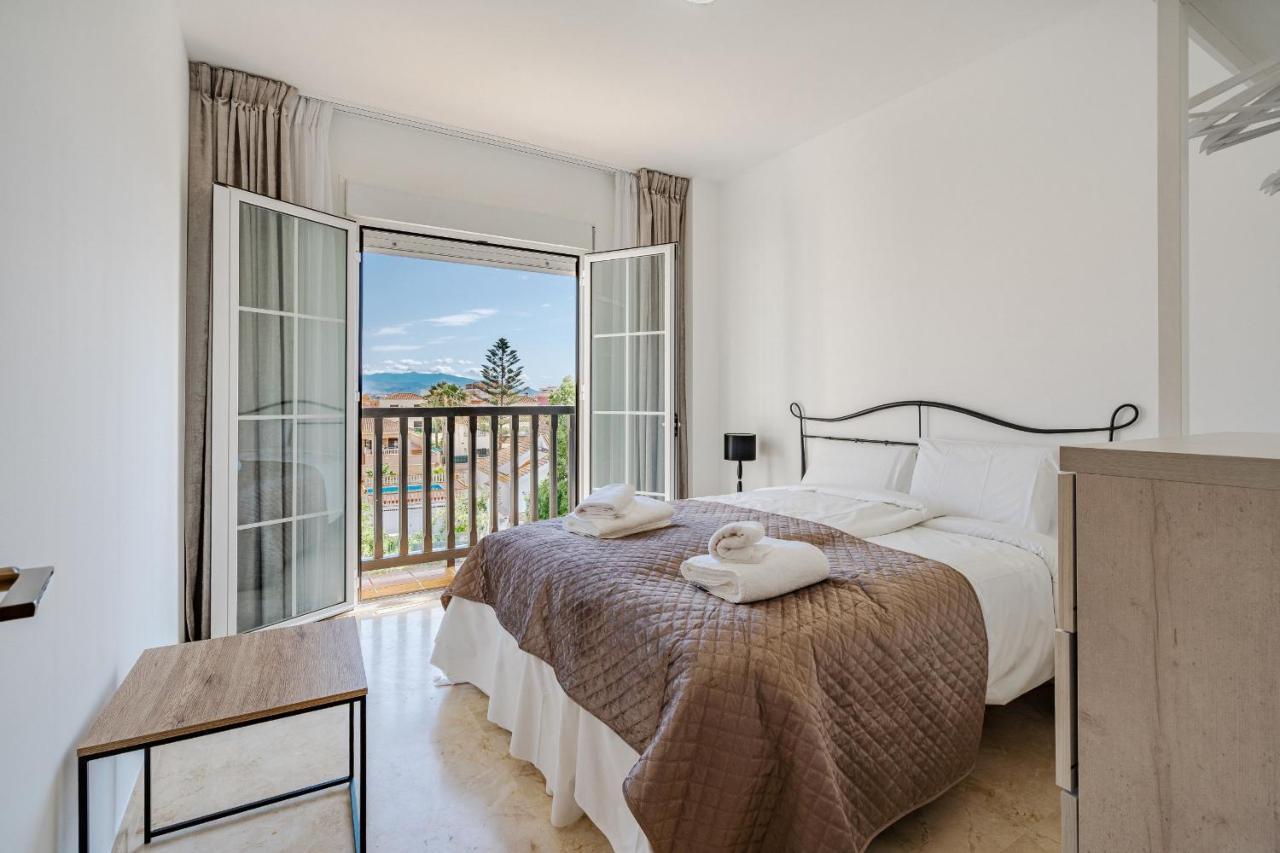 11 Modern Apt With Sea Views, Two Poolareas, Close To Parks & Beaches Manilva Apartment Exterior photo